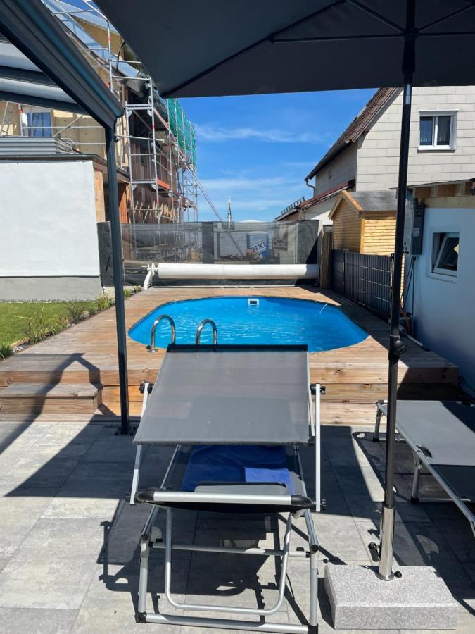 #2 Grosses Zimmer Mit Pool Und Garten Меммінген Екстер'єр фото