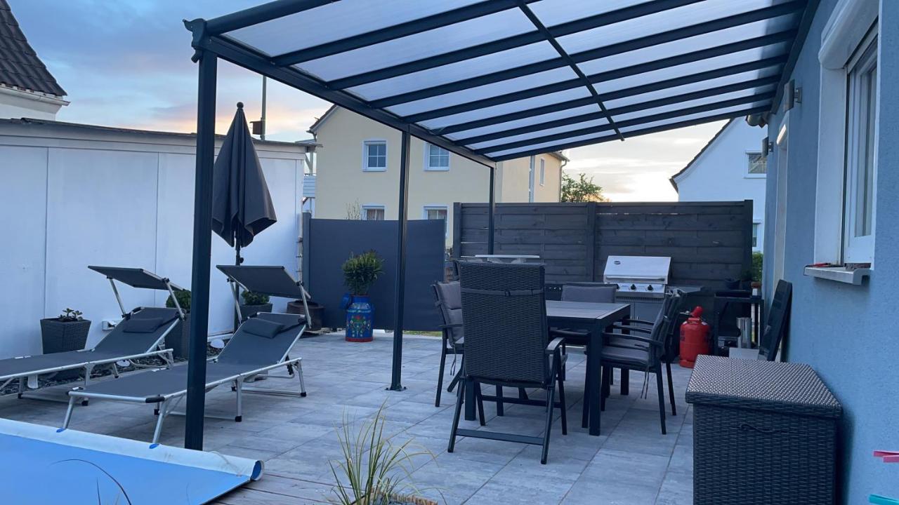 #2 Grosses Zimmer Mit Pool Und Garten Меммінген Екстер'єр фото